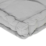 Pallet Floor Cushion Cotton 120x40x7 cm Grey