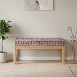 Pallet Floor Cushion Cotton 120x80x10 cm Taupe