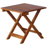 3 Piece Sunlounger with Tea Table Solid Wood Acacia - Close-Up Angle