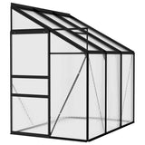Greenhouse Anthracite Aluminium 3.8 m³ - Front View