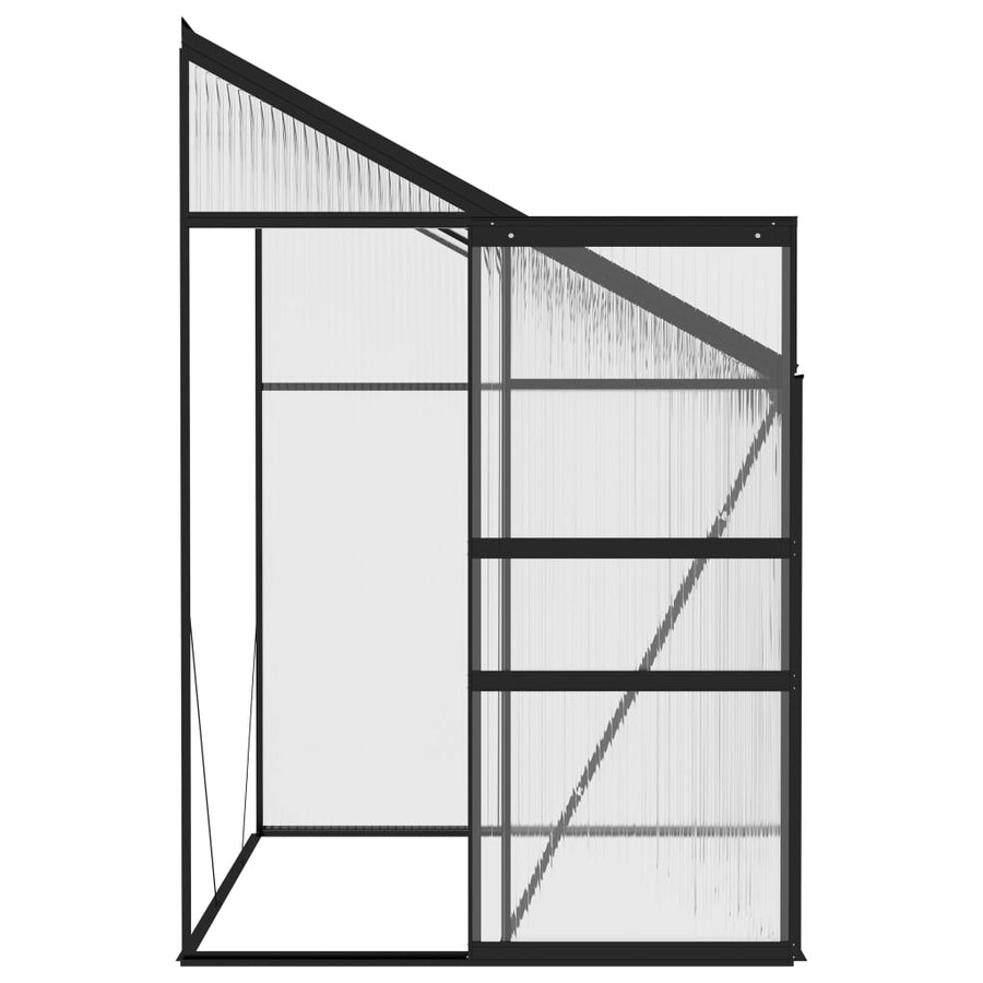Greenhouse Anthracite Aluminium 3.8 m