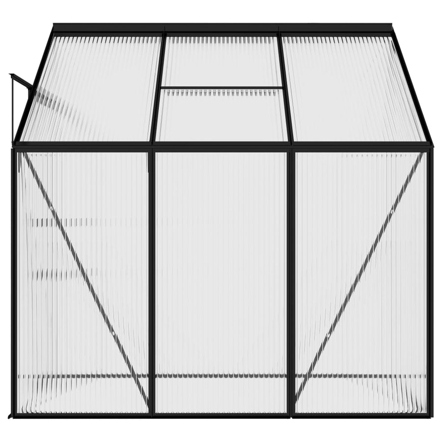 Greenhouse Anthracite Aluminium 3.8 m
