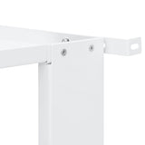 Double Washing and Drying Machine Pedestal with Drawers White - Close-Up Angle