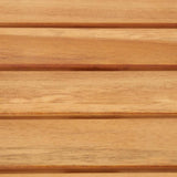 Bar Table 60x60x105 cm Solid Acacia Wood and Stainless Steel