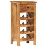Wine Cabinet 40x30x80 cm Solid Acacia Wood - Extra Image