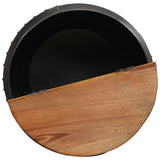 Coffee Table 53x43 cm Solid Reclaimed Wood - 45-Degree Angle