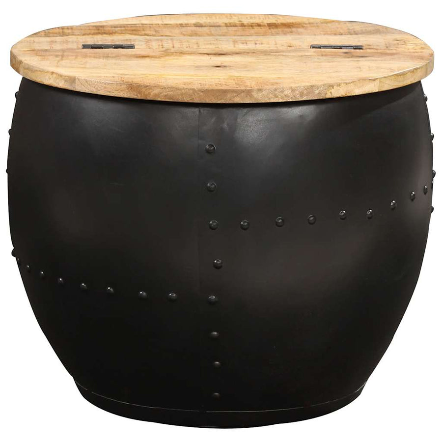 Coffee Table Round 53x43 cm Solid Mango Wood