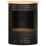 Coffee Table 43x55 cm Solid Mango Wood - Front View