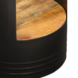 Coffee Table 43x55 cm Solid Mango Wood - Side View