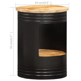 Coffee Table 43x55 cm Solid Mango Wood - Rear View