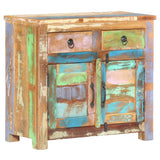 Sideboard 70x35x65 cm Solid Reclaimed Wood - Low Angle