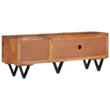 TV Cabinet 140x30x46 cm Solid Wood Mango - Top-Down View