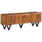 TV Cabinet 140x30x46 cm Solid Wood Mango