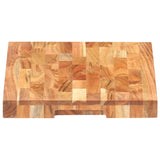 Chopping Board 40x30x4 cm Solid Acacia Wood - Side View