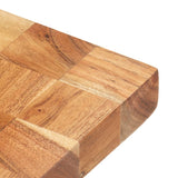Chopping Board 50x34x3.8 cm Solid Acacia Wood - Rear View