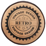 Bar Stools with Canvas Print 2 pcs Black and Brown Real Leather - Close-Up Angle