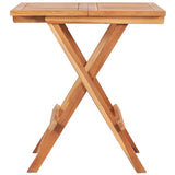 3 Piece Folding Bistro Set Solid Teak Wood