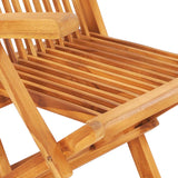 7 Piece Folding Outdoor Dining Set Solid Teak Wood - Extra Image