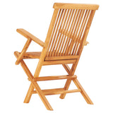 7 Piece Folding Outdoor Dining Set Solid Teak Wood - Extra Image