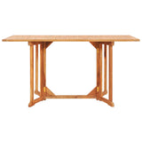 Folding Butterfly Garden Table 150x90x75 cm Solid Teak Wood - Front View