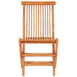 5 Piece Folding Outdoor Dining Set Solid Teak Wood - Extra Image