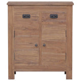 Sideboard 65x30x75 cm Solid Teak Wood - Front View