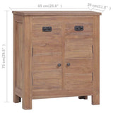 Sideboard 65x30x75 cm Solid Teak Wood