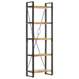 5-Tier Bookcase 60x30x180 cm Solid Mango Wood - Extra Image