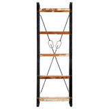 5-Tier Bookcase 60x30x180 cm Solid Reclaimed Wood