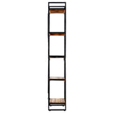5-Tier Bookcase 60x30x180 cm Solid Reclaimed Wood