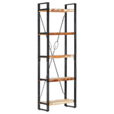 5-Tier Bookcase 60x30x180 cm Solid Reclaimed Wood - Extra Image