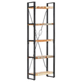 5-Tier Bookcase 60x30x180 cm Solid Reclaimed Wood - Extra Image