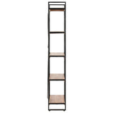 5-Tier Bookcase 90x30x180 cm Solid Acacia Wood - Side View