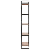 5-Tier Bookcase 60x30x180 cm Solid Acacia Wood - Side View