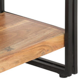 5-Tier Bookcase 60x30x180 cm Solid Acacia Wood - 45-Degree Angle