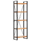5-Tier Bookcase 60x30x180 cm Solid Acacia Wood - Extra Image