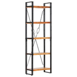 5-Tier Bookcase 60x30x180 cm Solid Acacia Wood - Extra Image