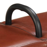 Vintage Turnbock Bench with Handles Real Goat Leather