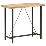 Bar table 120x58x107 cm Rough Mango Wood - Extra Image