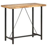Bar table 120x58x107 cm Rough Mango Wood - Extra Image