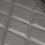 Tub Chair Grey Real Goat Leather