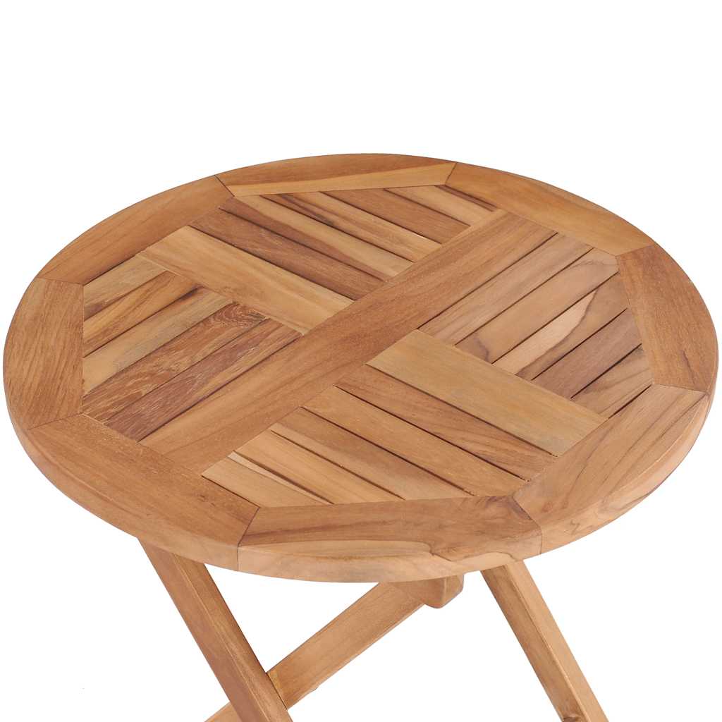 Folding Garden Table 45 cm Solid Teak Wood