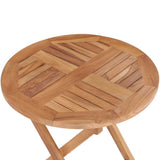 Folding Garden Table 45 cm Solid Teak Wood