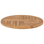 Table Top Solid Teak Wood Round 2.5 cm 60 cm
