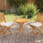 Table Top Solid Teak Wood Round 2.5 cm 70 cm