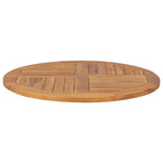 Table Top Solid Teak Wood Round 2.5 cm 80 cm