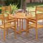 Table Top Solid Teak Wood Round 2.5 cm 90 cm