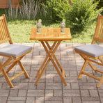 Table Top Solid Teak Wood 60x60x2.5 cm
