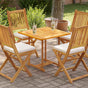 Table Top Solid Teak Wood 70x70x2.5 cm