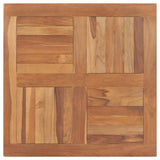 Table Top Solid Teak Wood Square 80x80x2.5 cm